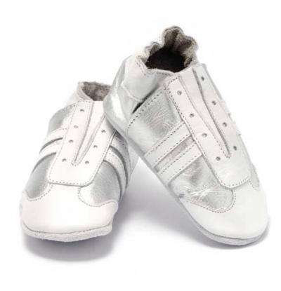 Baby Dutch Jogger zilver wit